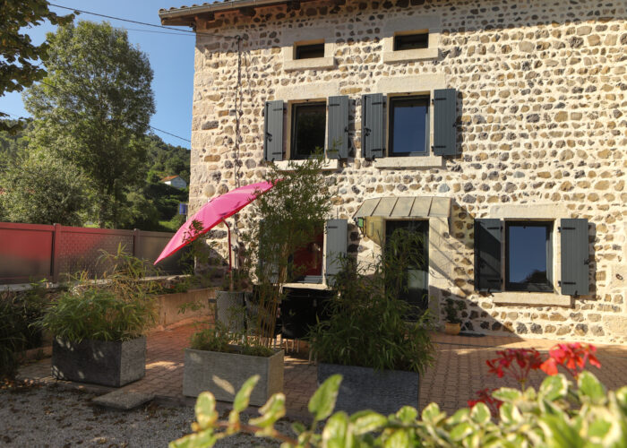 Ancienne maison d'habitation des paysans réhabiliter en gîte à Cheyrac